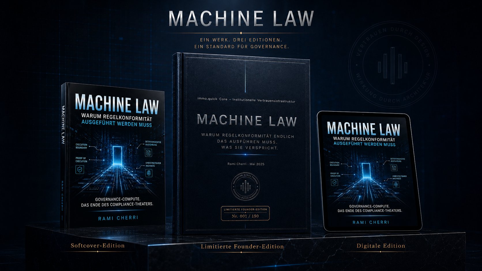 Machine Law — Alle Editionen